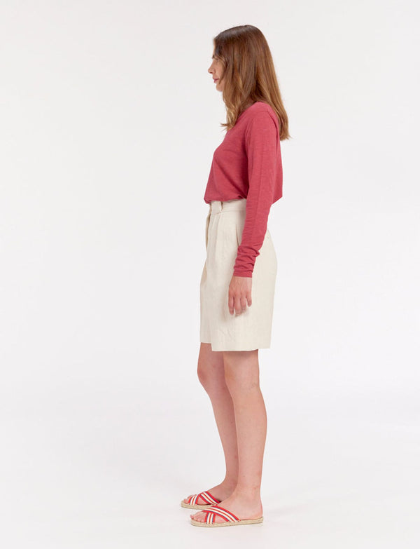 Ines De La Fressange Short Odette Ivoire