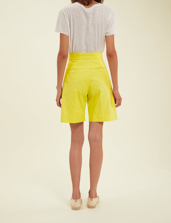 Ines De La Fressange Short Prune Jaune