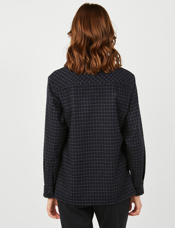 Ines De La Fressange Surchemise Cassia Bleue