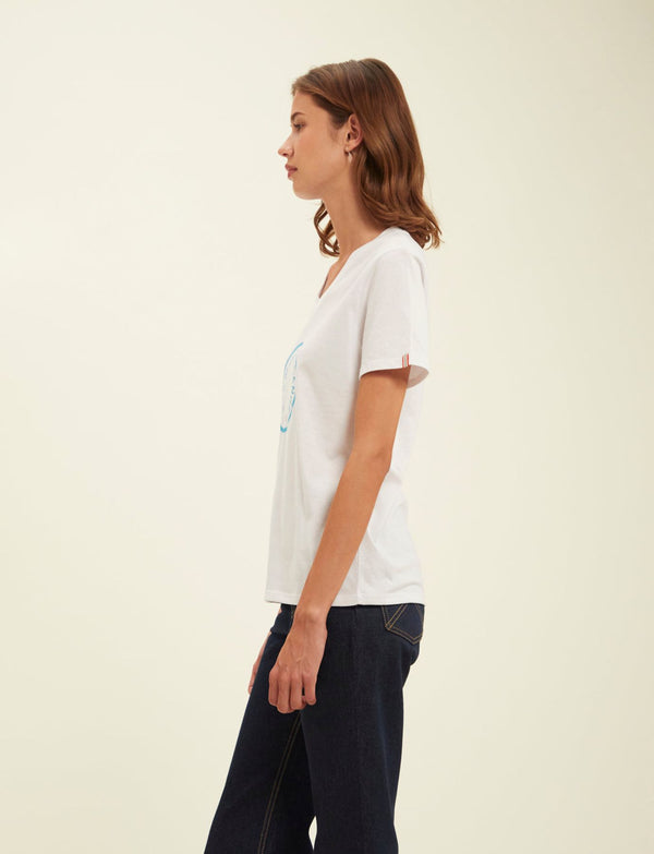 Ines De La Fressange T-shirt Aurore Blanc