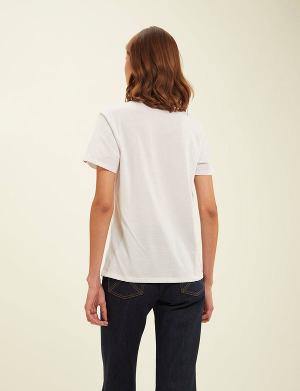 Ines De La Fressange T-shirt Aurore Blanc