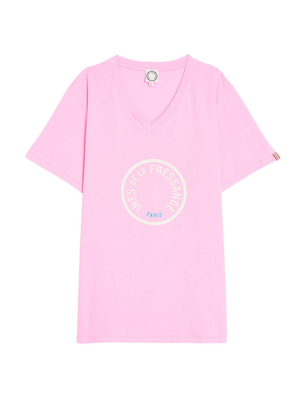 ines de la fressange T-shirt Aurore rose