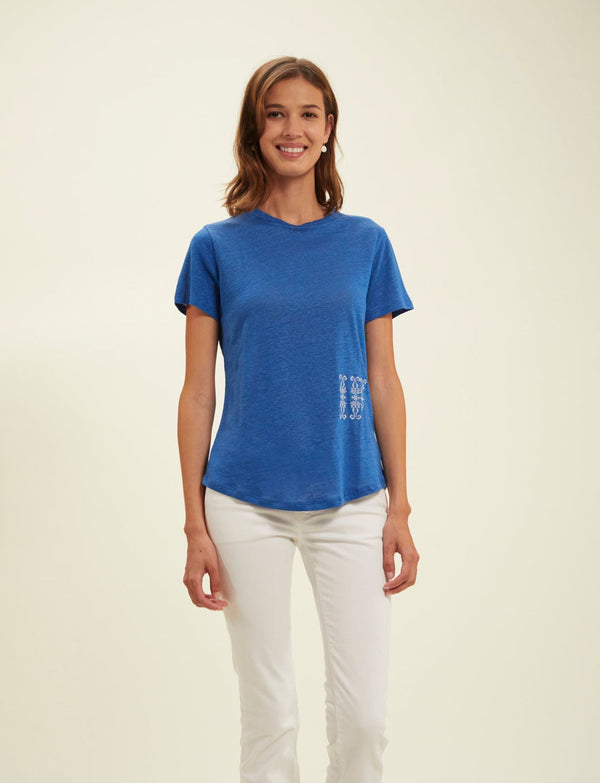 Ines De La Fressange T-shirt Lisette Bleu Cobalt
