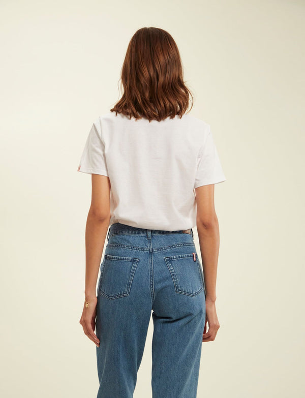 Ines De La Fressange T-shirt Oscar Logo Jaune