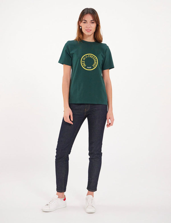 Ines De La Fressange T-shirt Oscar Vert/jaune