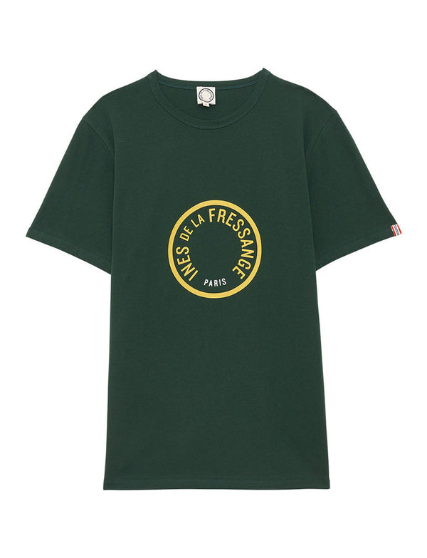 ines de la fressange T-shirt Oscar vert/jaune