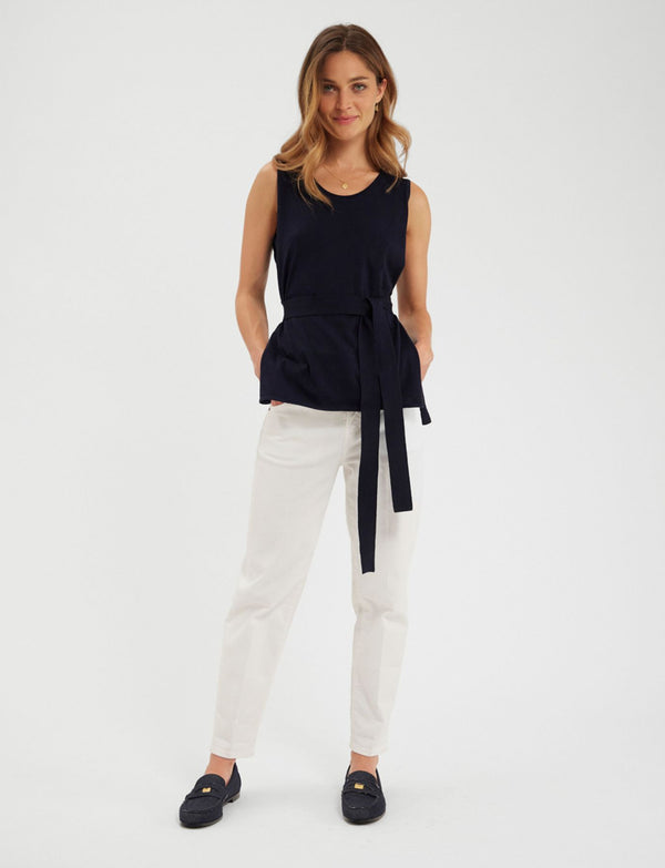 Ines De La Fressange Top Albane Navy