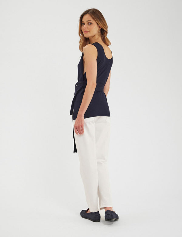 Ines De La Fressange Top Albane Navy