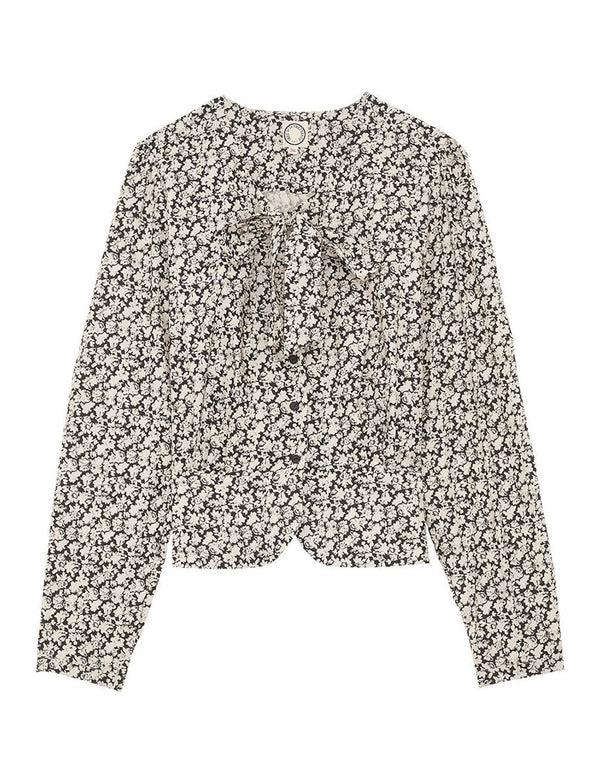 ines de la fressange Top Emeline imprimé fleuri