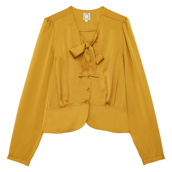 ines de la fressange Top Emeline moutarde