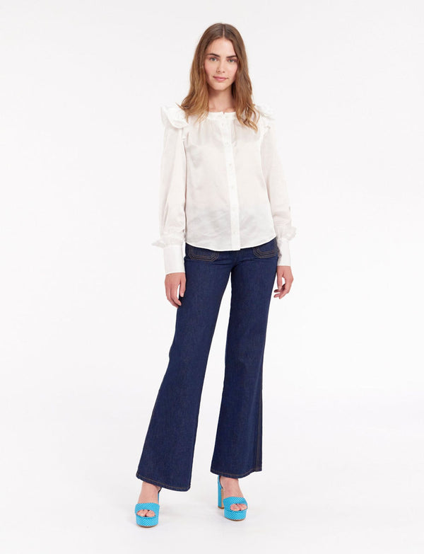 Ines De La Fressange Top Laure Blanc