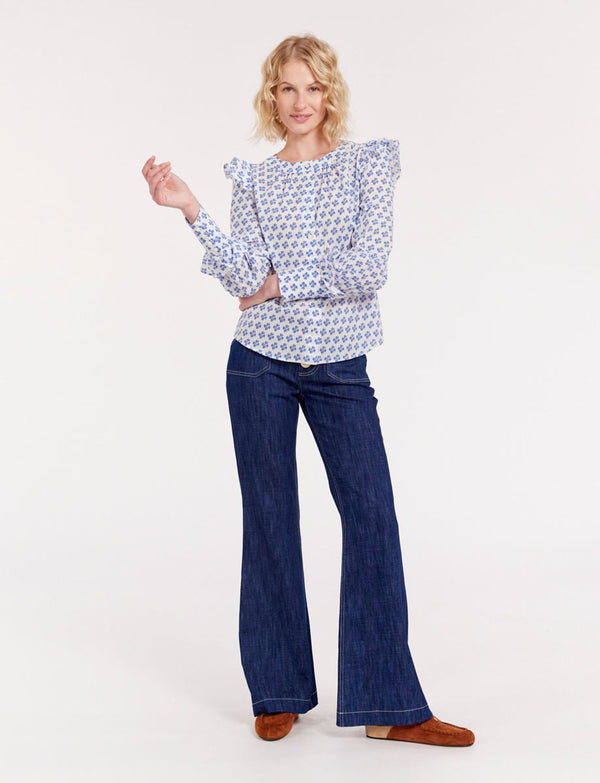 Ines De La Fressange Top Laure Imprimé