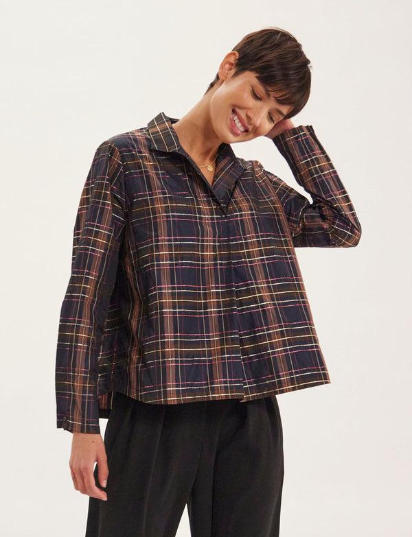 Ines De La Fressange Top Noa à Carreaux