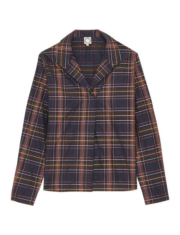 ines de la fressange Top Noa à carreaux