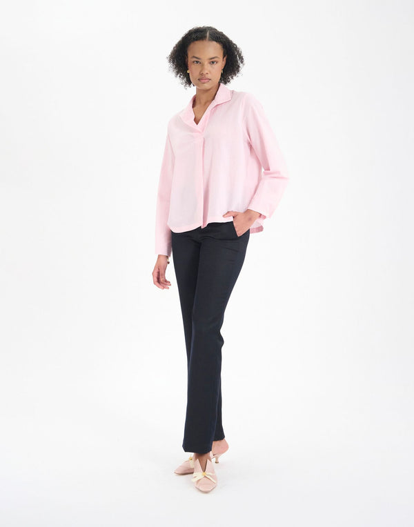 Ines De La Fressange Top Noa En Coton Rose