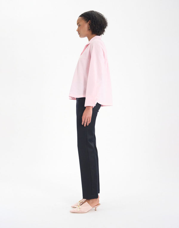 Ines De La Fressange Top Noa En Coton Rose