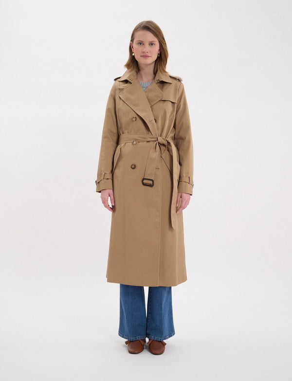 Ines De La Fressange Trench Gaultier Beige