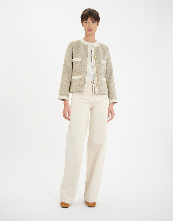 Ines De La Fressange Veste Adelaïde Dorée