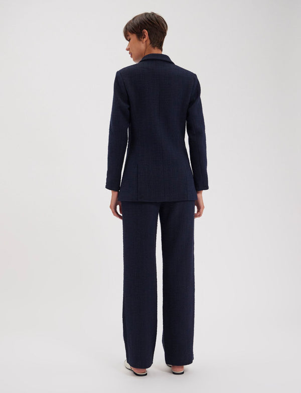 Ines De La Fressange Veste Bart Bleu Marine