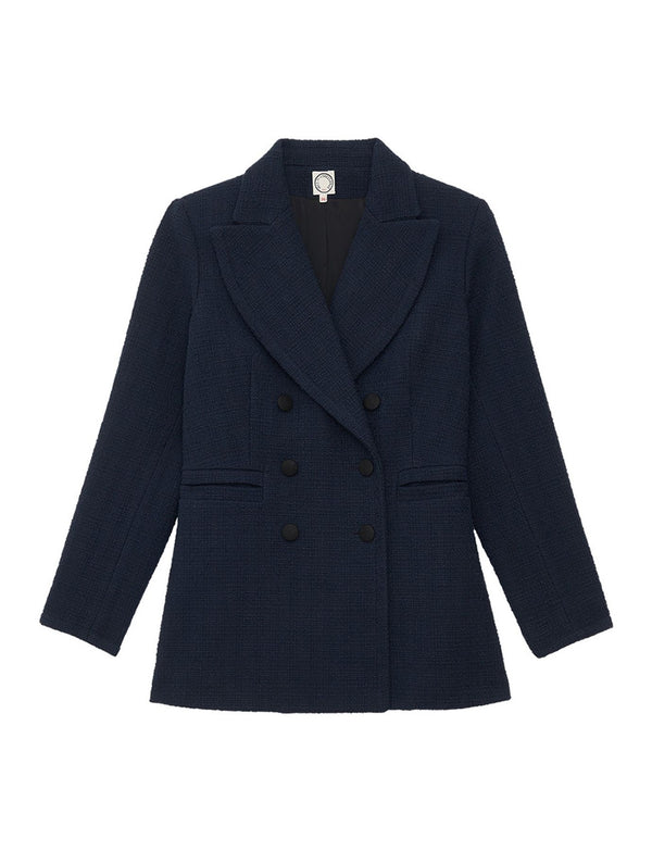 ines de la fressange Veste Bart bleu marine