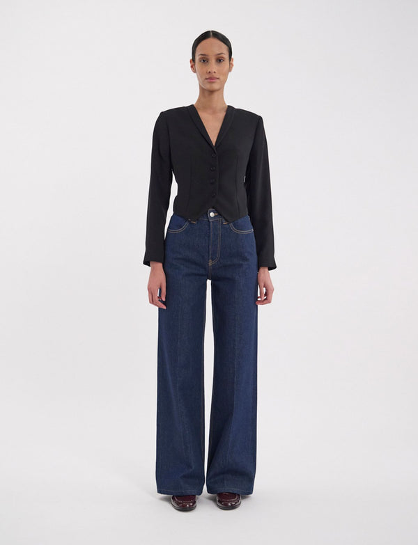 Ines De La Fressange Veste-boléro Ole Noire