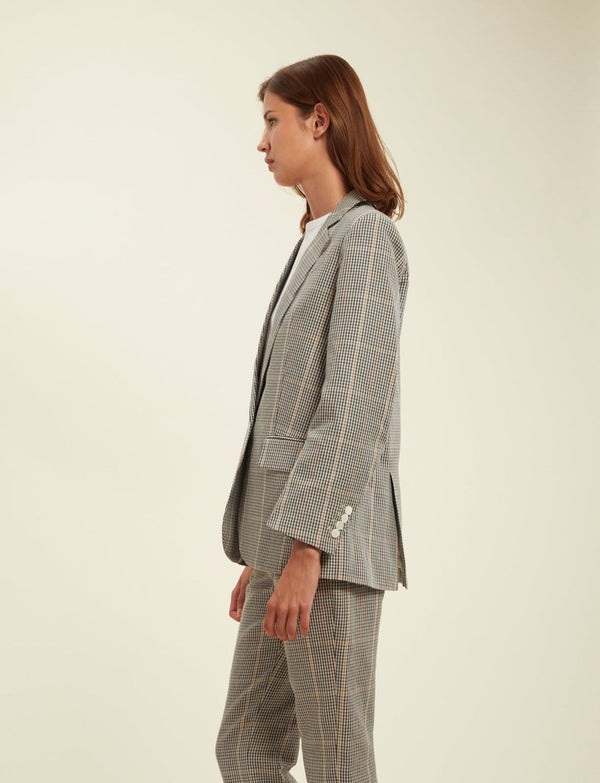 Ines De La Fressange Veste Bruna à Carreaux