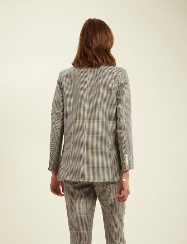 Ines De La Fressange Veste Bruna à Carreaux