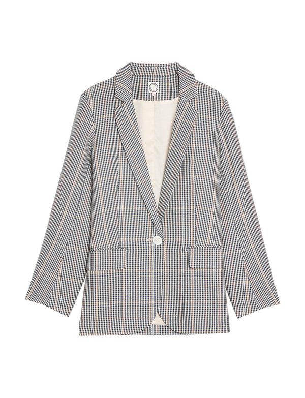 ines de la fressange Veste Bruna à carreaux