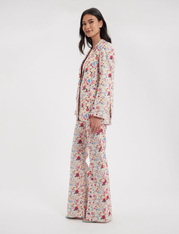 Ines De La Fressange Veste Bruna Brodée