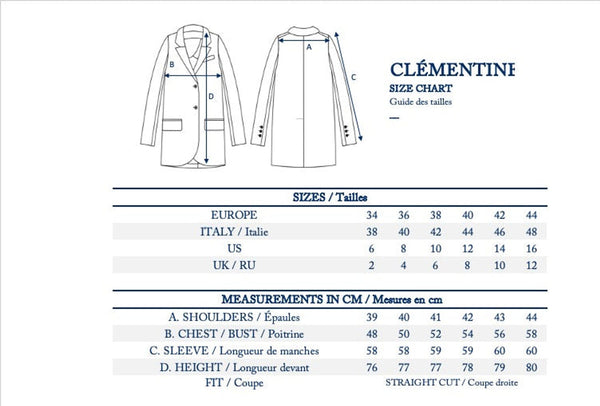 Ines De La Fressange Veste Clementine Bleu Marine