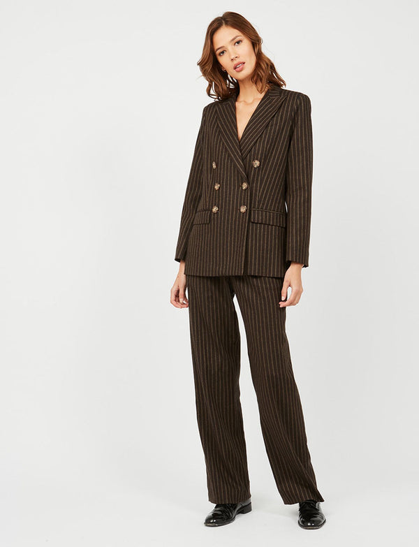 Ines De La Fressange Veste Ezio Marron