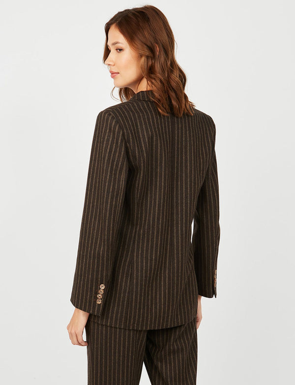 Ines De La Fressange Veste Ezio Marron