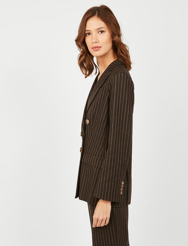 Ines De La Fressange Veste Ezio Marron