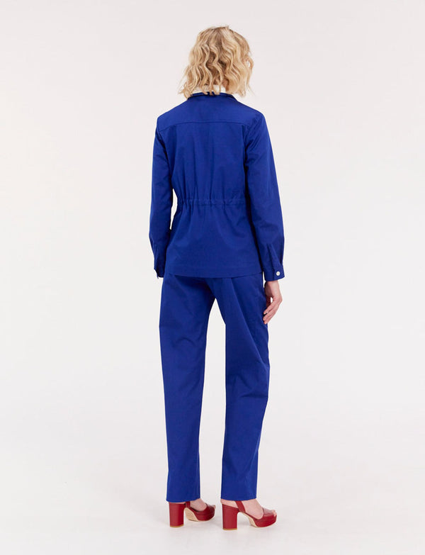 Ines De La Fressange Veste Flipper Bleue