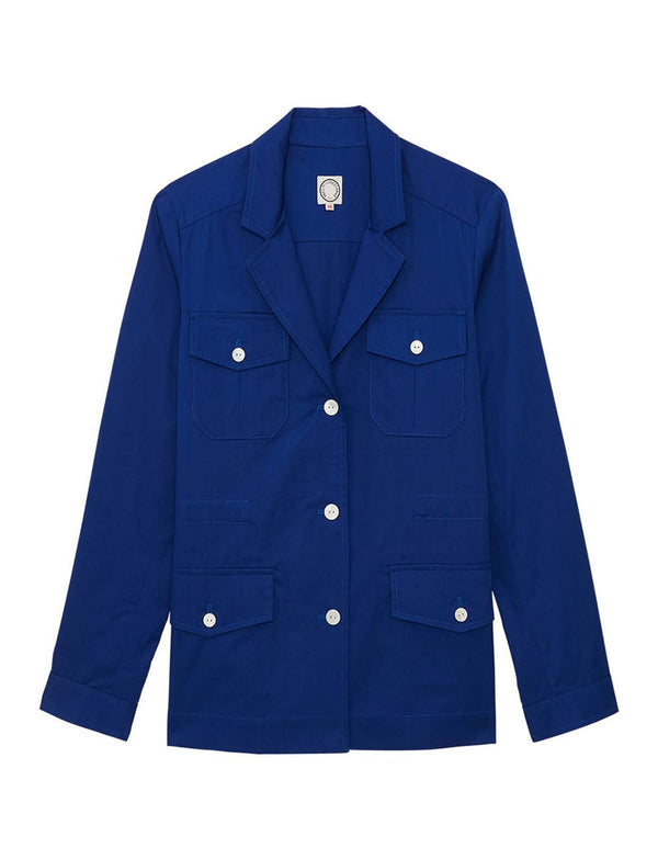 ines de la fressange Veste Flipper bleue