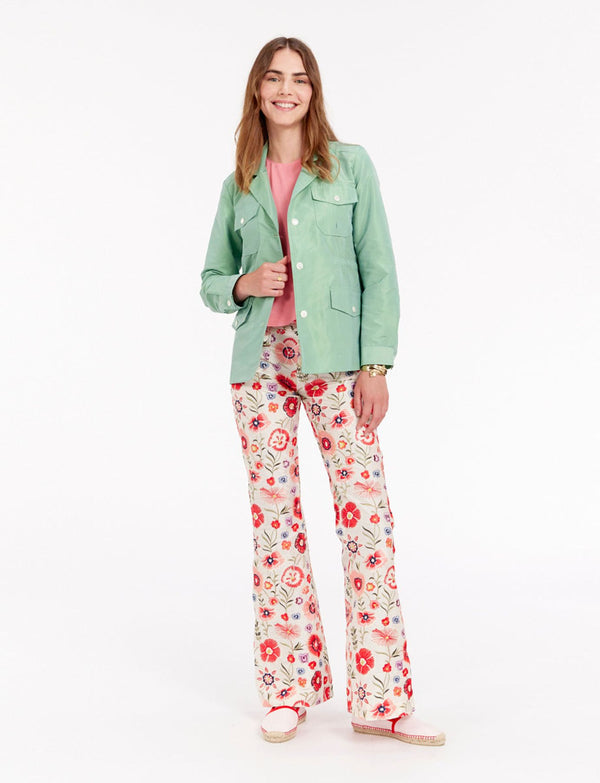 Ines De La Fressange Veste Flipper Verte