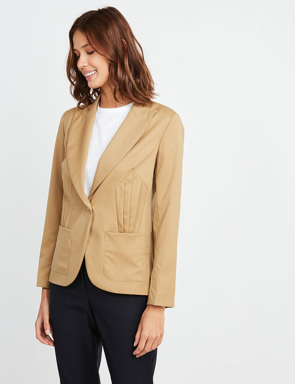 Ines De La Fressange Veste Garance Camel