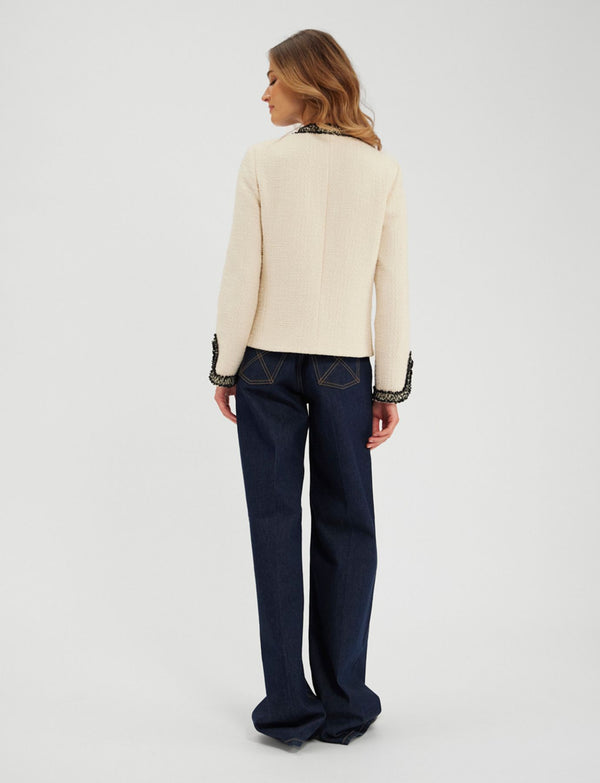 Ines De La Fressange Veste Misia écru