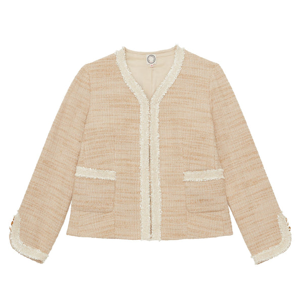 ines de la fressange Veste Misia sable