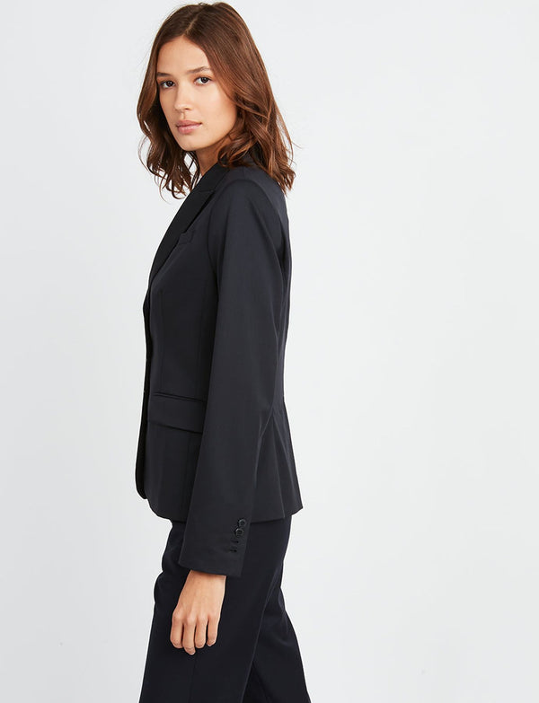 Ines De La Fressange Veste Nicoletta Bleu Marine