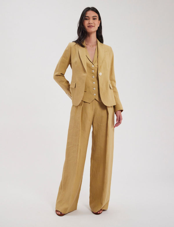 Ines De La Fressange Veste Nicoletta En Lin