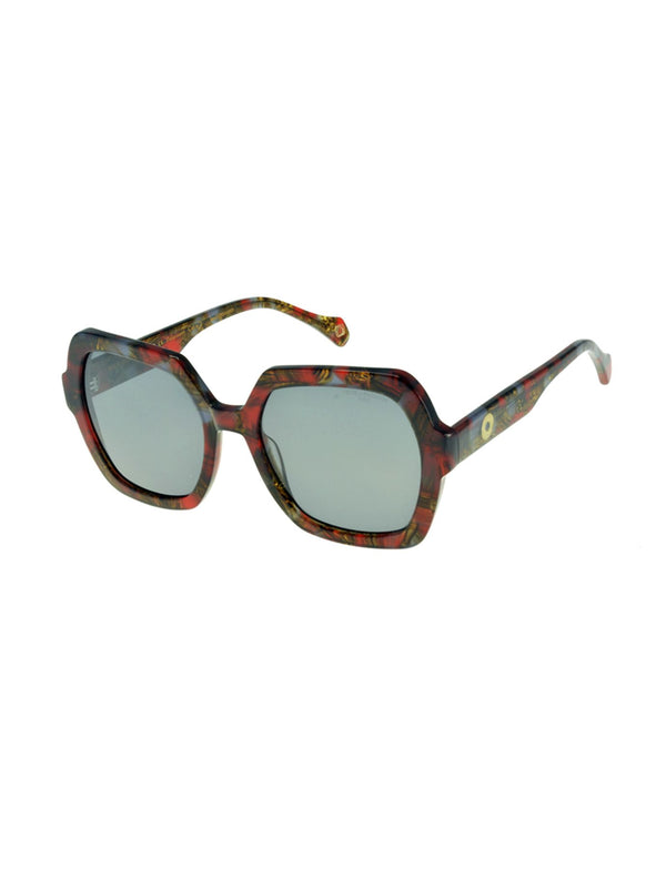 ines de la fressange Lunettes de soleil Monica rouges