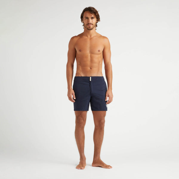 Ines De La Fressange Maillot De Bain Pour Homme Ines X Vilebrequin Bleu Marine Modèle Mirage