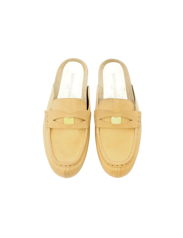 Ines De La Fressange Mocassin Mule Flavie Cuir Naturel
