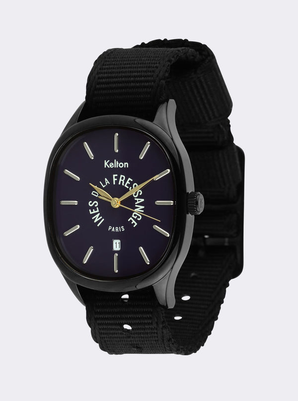 Ines De La Fressange Montre Grande Colorama Minuit Kelton X Ines De La Fressange Paris