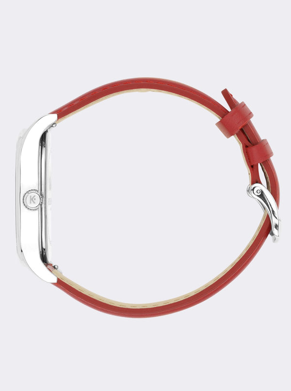 Ines De La Fressange Montre Grande Colorama Red Kelton X Ines De La Fressange Paris