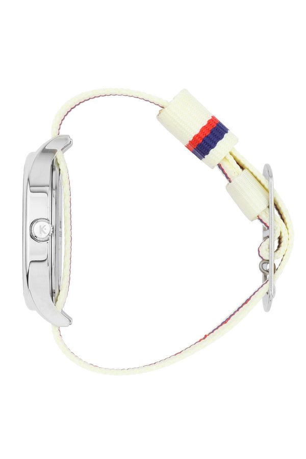 Ines De La Fressange Montre Grande Colorama Sport écru Kelton X Ines De La Fressange Paris