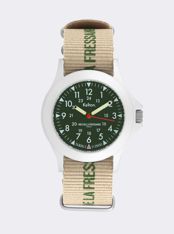 ines de la fressange Montre Solaire Field sand Kelton x Ines de la Fressange Paris