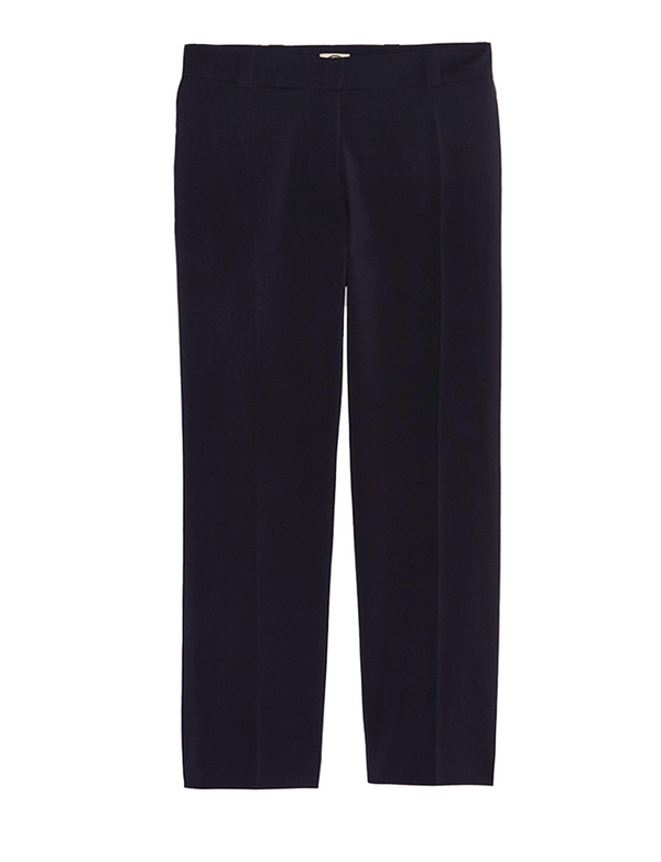 ines de la fressange Pantalon Audrey laine bleu marine