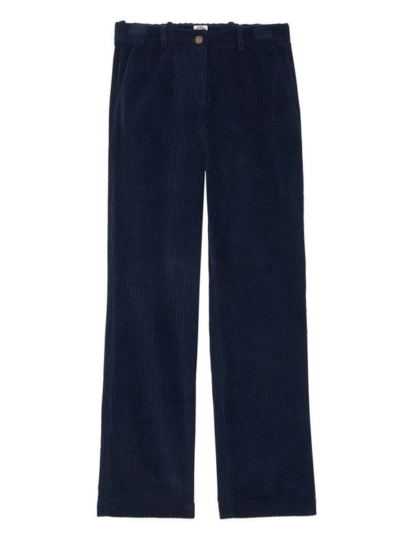 ines de la fressange Pantalon Francisco bleu marine en coton